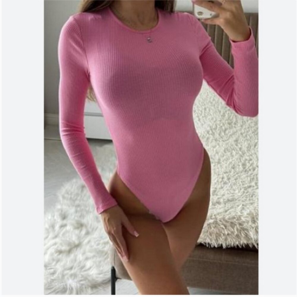 Zara long sleeve bodysuit